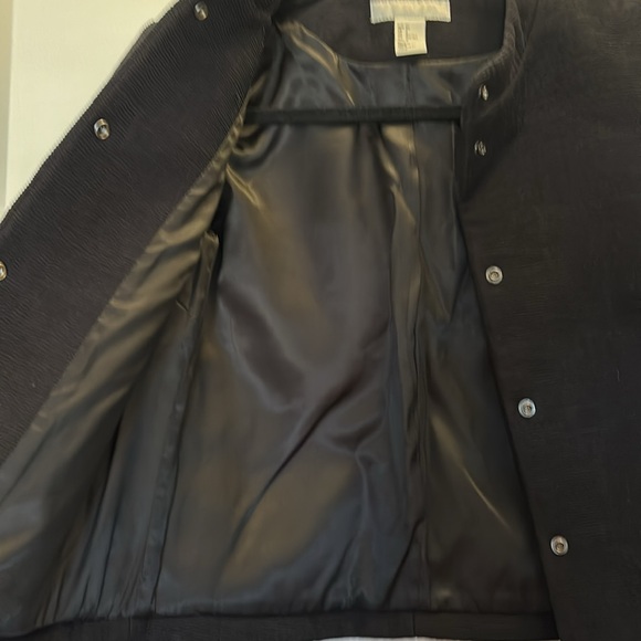 Textured black cocktail jacket - Picture 3 of 4